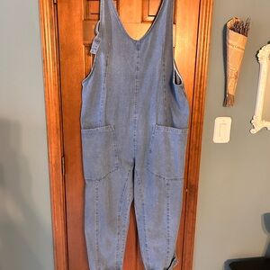 Blue Denim Overalls